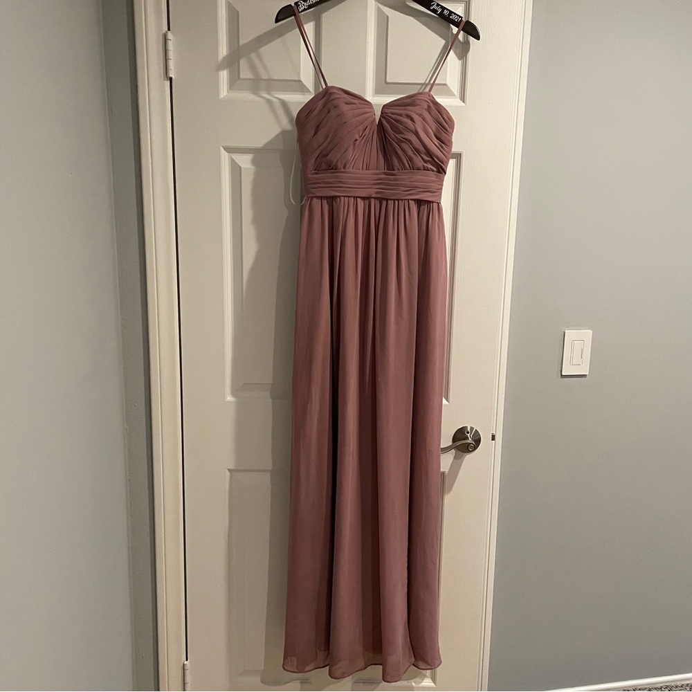 Azazie Lara Vintage Mauve Bridesmaid Dress